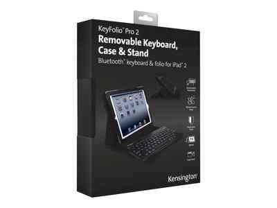 Kensington Keyfolio Pro 2 Removable Keyboard Case Stand
